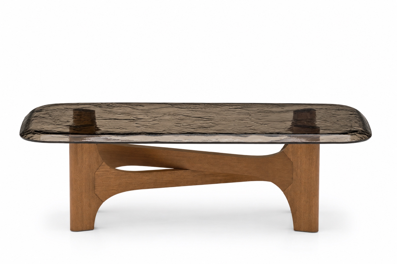 Calligaris Nogu coffee table with glass top